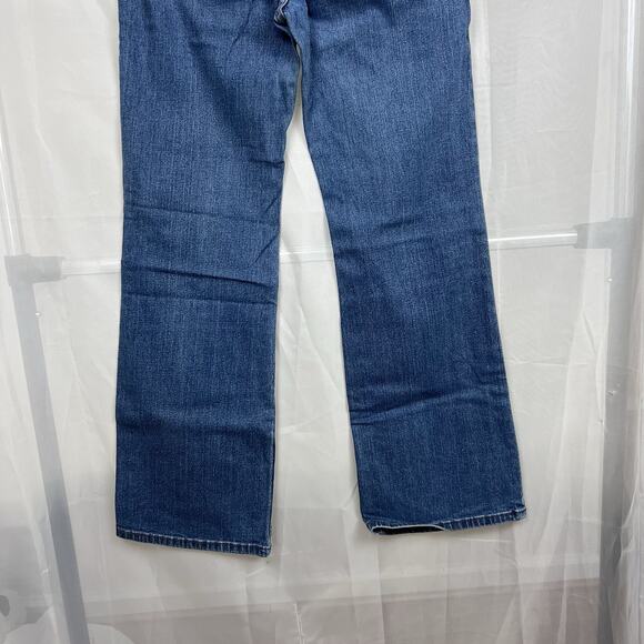 Levi's 512 Perfectly Slimming hi rise western straight leg jean 10m boho 90s - Picture 8 of 8